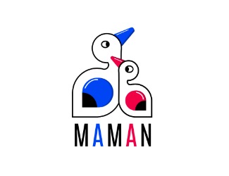 Projekt logo dla firmy MAMAN | Projektowanie logo
